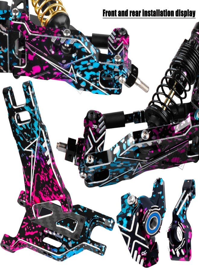 hopsupRC Shocks Absorber Damper&Drive Shaft Axles CVD Driveshafts&Suspension A Arms&Steering Block&Hubs Caster Blocks&Shock Tower&Links Toe Link&Bulkhead Upgrades Parts for 1/10 Slash 2WD (VXL).colour - Image 4